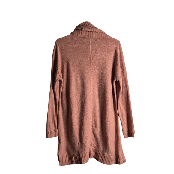 Lulus Women's Coral Cowl Turtleneck Tunic Sweater - Picture 8 of 8